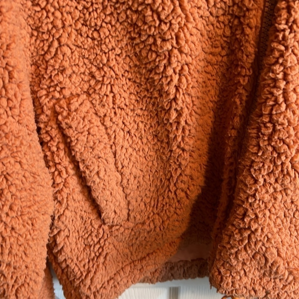 Urban Outfitters full zip fuzzy coat. - Picture 4 of 8